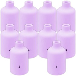 Ceramic nozzles 54N18 no.4 (Pack of 10) TIG SR-17/SR-18/SR-26 Vogelmann