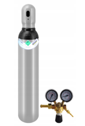 Full gas cylinder Nitrogen 8L 150bar with regulator Turbo