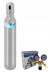 Full gas cylinder CO2 8L 5kg 150bar + regulator