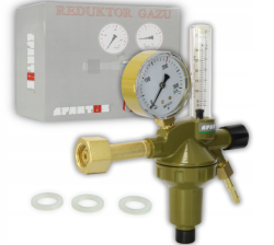 SPARTUS ArCO2 1/4 "RH reducer with rotameter