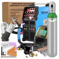 Sherman TIG 210 AC/DC pulse - welding set no.4