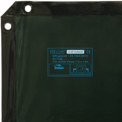 Weldas LAVAshield® green welding screen 1.74x1.74m