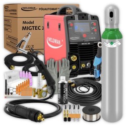Weldman MIG TEC 200 LCD SYNERGY PAK (MMA, TIG) - welding kit no.2