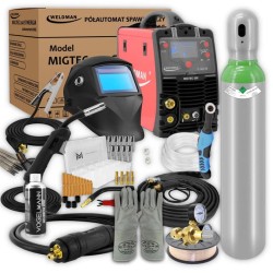 Weldman MIG TEC 200 LCD SYNERGY PAK (MMA, TIG) - welding kit no.4