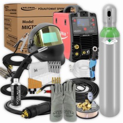Weldman MIG TEC 200 LCD SYNERGY PAK (MMA, TIG) - welding kit no.5