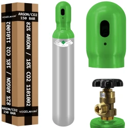 Full gas cylinder Argon/CO2 8l 150bar Vogelmann