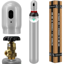 5% Hydrogen / 95% Nitrogen 10l 200bar - Full Gas Cylinder Vogelmann