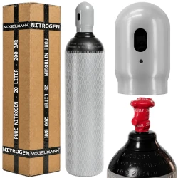 Pure Nitrogen Gas Cylinder 200 bar 20L Vogelmann