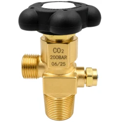 CO₂-kaasupullon venttiili W21.8x1/14 DIN 477-1