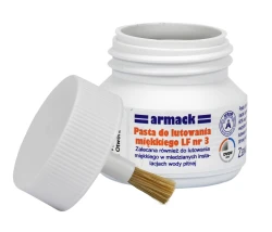 LF No. 3 soldering paste with brush in lid, 100 g, for soft soldering