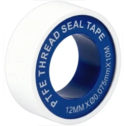 PTFE thread seal tape 12 mm x 0.075 mm – 10 metres (1 piece)