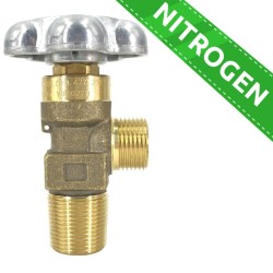 Valve for cylinders nitrogen 200bar W24,32x1/14